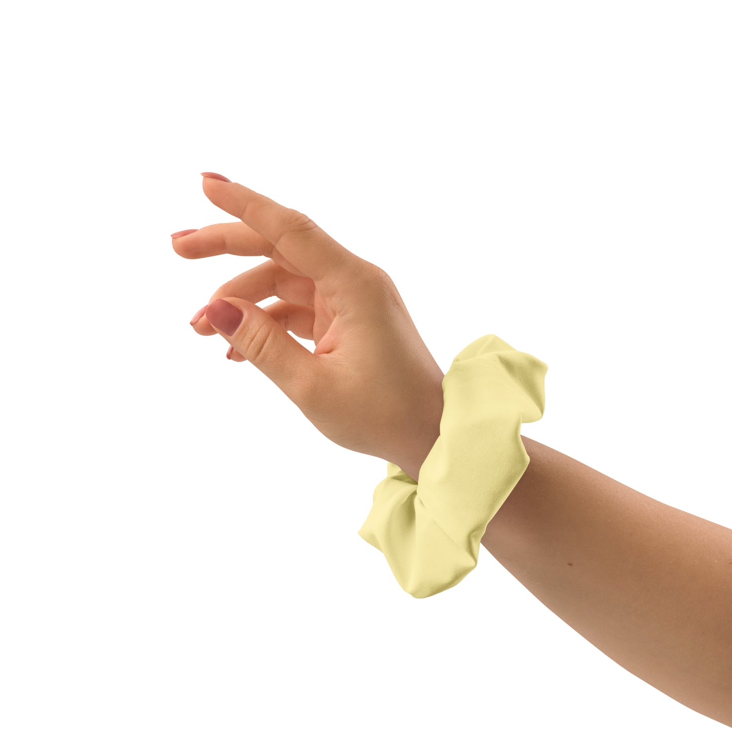 Pastel Yellow Scrunchie