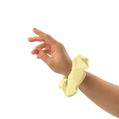 Pastel Yellow Scrunchie